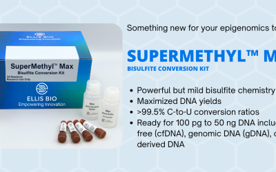 Ellis Bio unveils SuperMethyl™ Max kit for low-input DNA methylation workflows